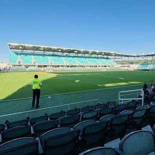 Field view from West Club
