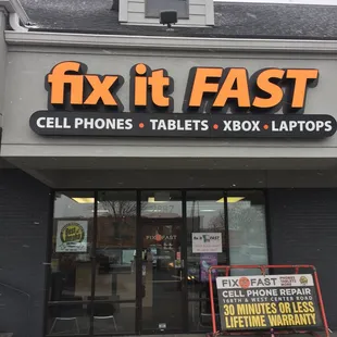 Store Front of the Omaha location.  We are next Clancy&apos;s at 168th &amp; Center