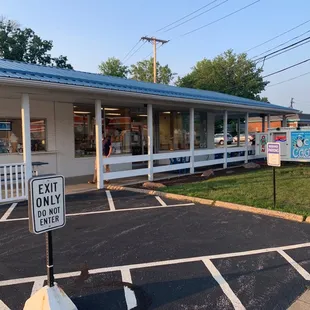 Closed front entrance