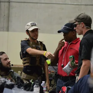 Planning the next mission.

photo by Selwyn Brooks