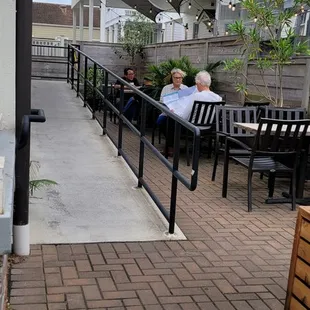 outdoor side seating