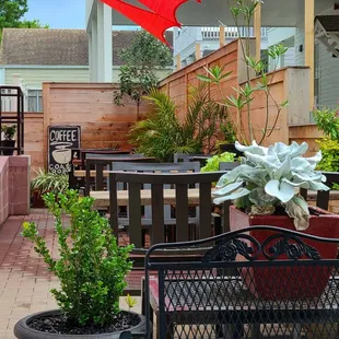 Outdoor Patio seating.