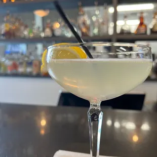 "Lychee martini".  More like lemon juice