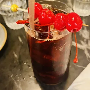 The cherry coke load up