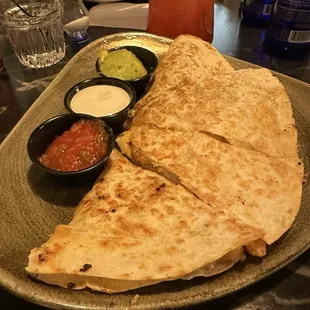 Shrimp quesadilla
