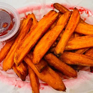 My husband loves their sweet potato fries  3