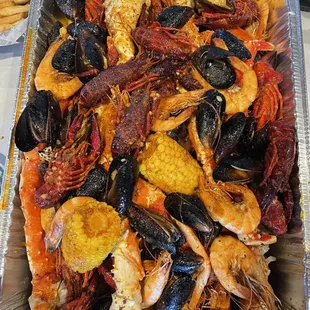 Seafood boiled