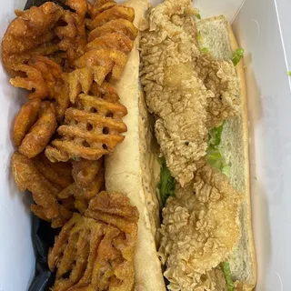 Fried Fish Po Boy