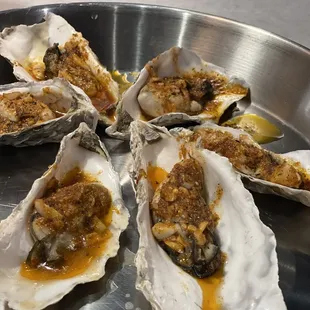 Steamed Oyster Appetizer
