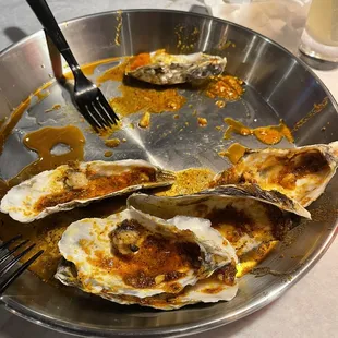 Steamed oyster in du jour sauce- gone before I take a picture but so delicious