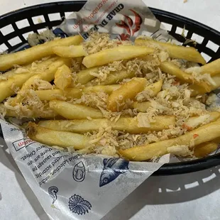 Crab meat fries! Normally comes with a sauce but mine was on the side! Yummmmm