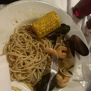 Seafood pasta