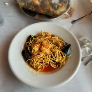 Seafood Pasta, if you want something special this is a must try.