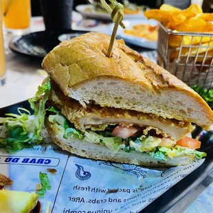 Fried Chicken Po Boy