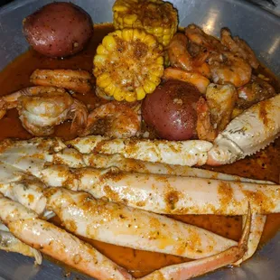 I created my own combo shrimp and crab legs $26 yum