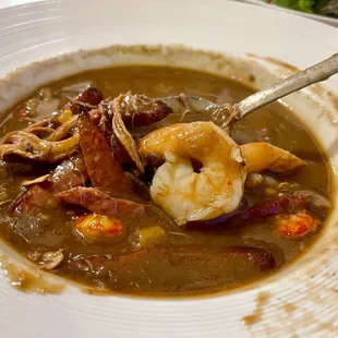 Seafood Gumbo, so good!