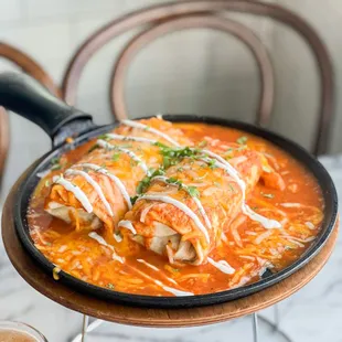 Crab Enchiladas