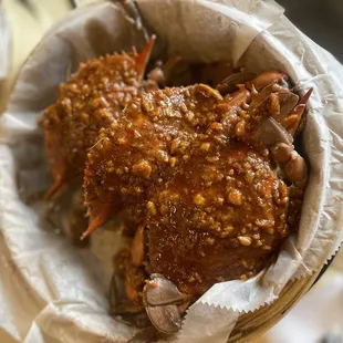 Spicy blue crab