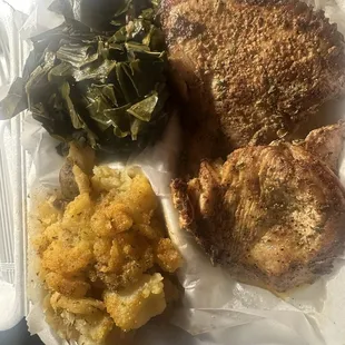 Large Grilled Turkey Chop Dinner
