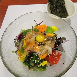 New Menu!!! Marinated Crab Rice Bowl...