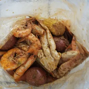 The Crab Bag with medium heat