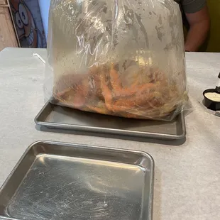 This is how the food comes out