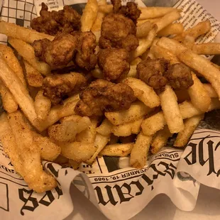 Gator and Cajun fries.