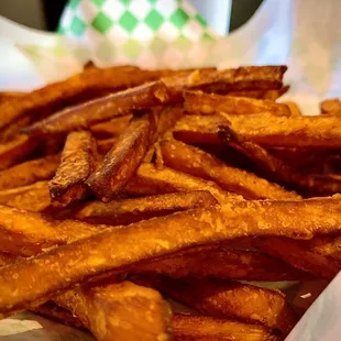 Even though they were sweet potato fries. I ate it all like it was my ex boyfriend. Because you can never trust someone that is sweet.