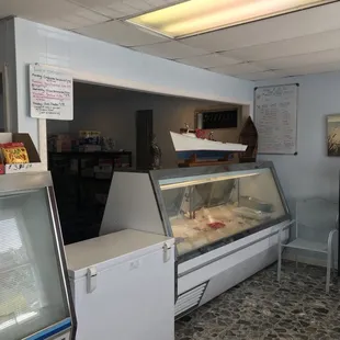 the inside of a restaurant