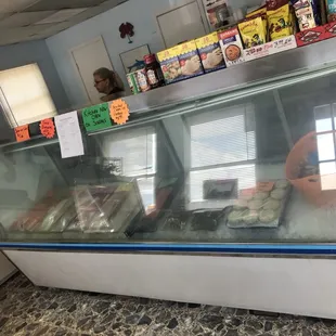 the inside of a seafood restaurant