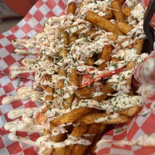 Cajun Crab fries