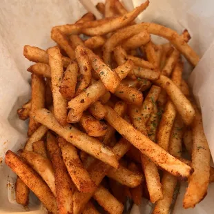 Free Cajun fries with Yelp Checkin