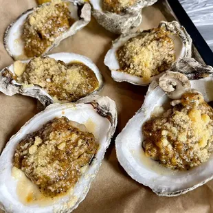 Charbroiled oysters