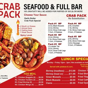 Check out our menu !