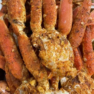 Snow crab in spicy special sauce