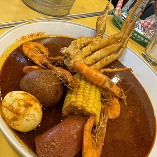 Boiled Combo #1 with Mr.Krabs sauce