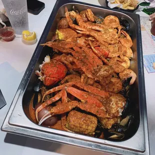 Seafood platter