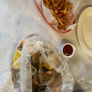 food, oysters and mussels