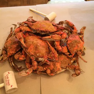 Big steamed crabs!
