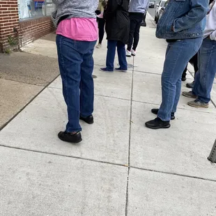 A line for Mother's Day, glad I put my order in early.