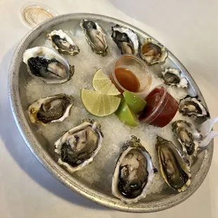 Oysters half off