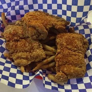 Cornmeal Battered Fish & Fries