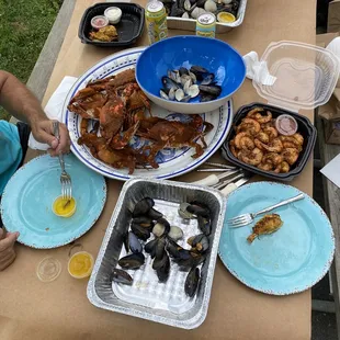 The crab stuffed shrimp may be my new favorite food.  Soooo good!    The seafood combo was also great!   We would definitely go back.