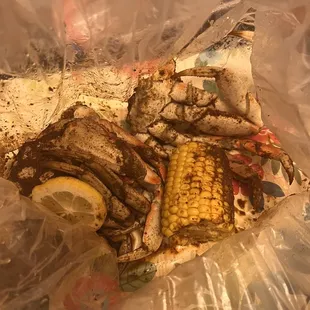 Dungeness Crablegs Boil