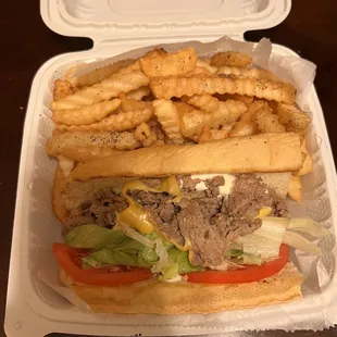 6" Steak and Cheese Sub