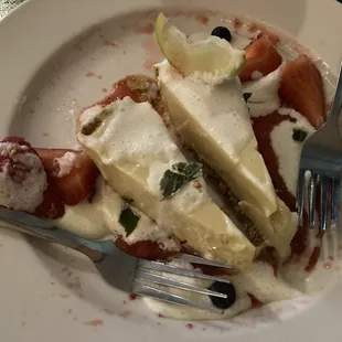 Delectable key lime pie