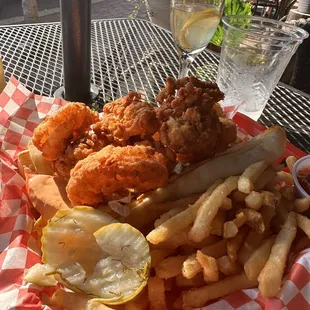 Oyster &amp; Shrimp Poe Boy!