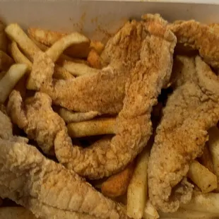 Fried Catfish French Fries