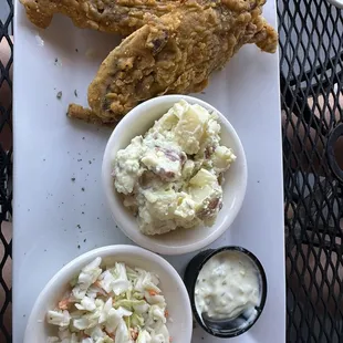 Fried soft shell crabs.