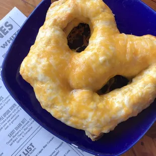 Crab pretzel